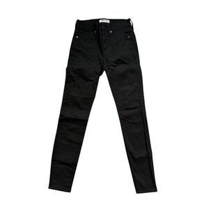 Madewell Jean's Women's Size 26 Black Stretch 9"‎ High Rise Skinny